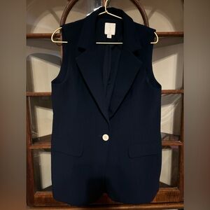 Joie longline button vest